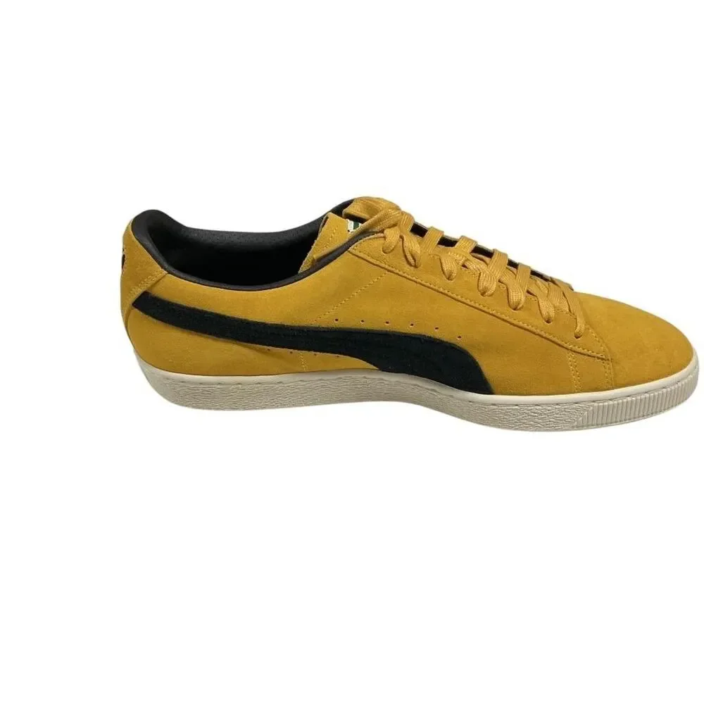 Puma Suede Classic Archive Sneakers Men 14 Yellow Black Casual Skater Shoes NEW